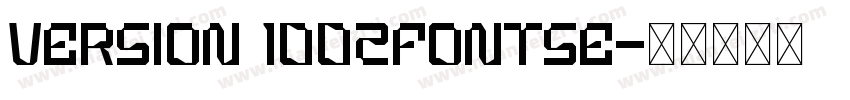 Version 1002Fontse字体转换